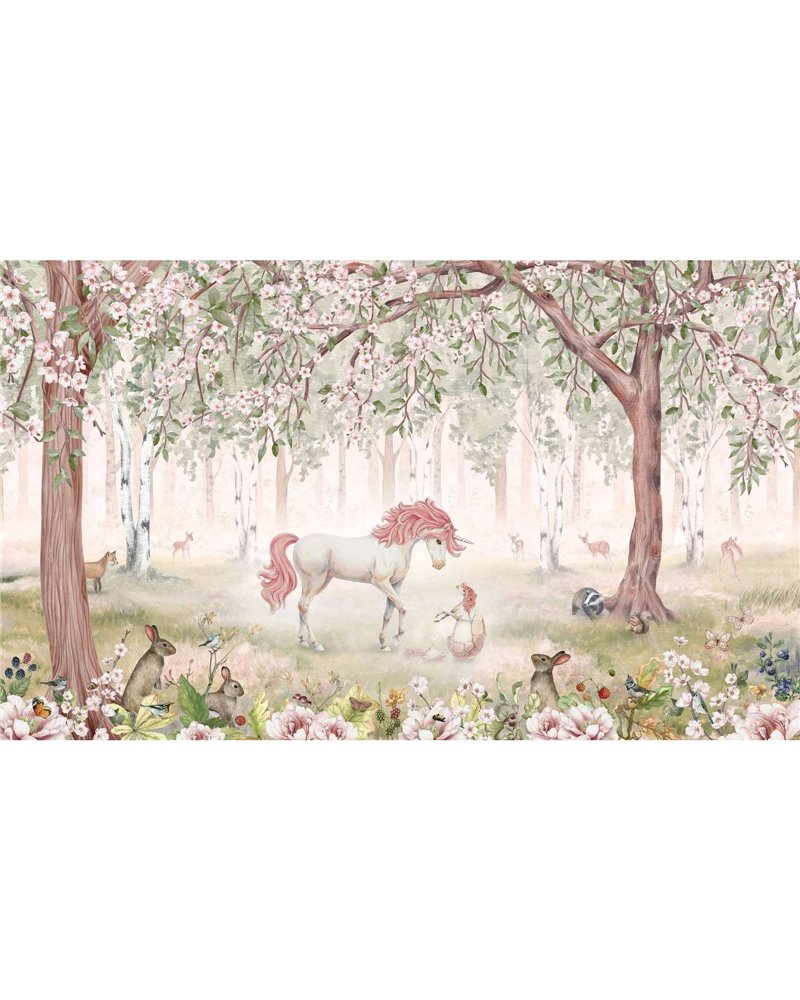 Unicorn Forest - Green W13916 Unicorn Forest - Green W13916