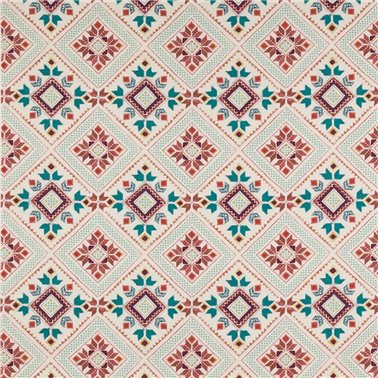 Minerva Red Teal J0130-01