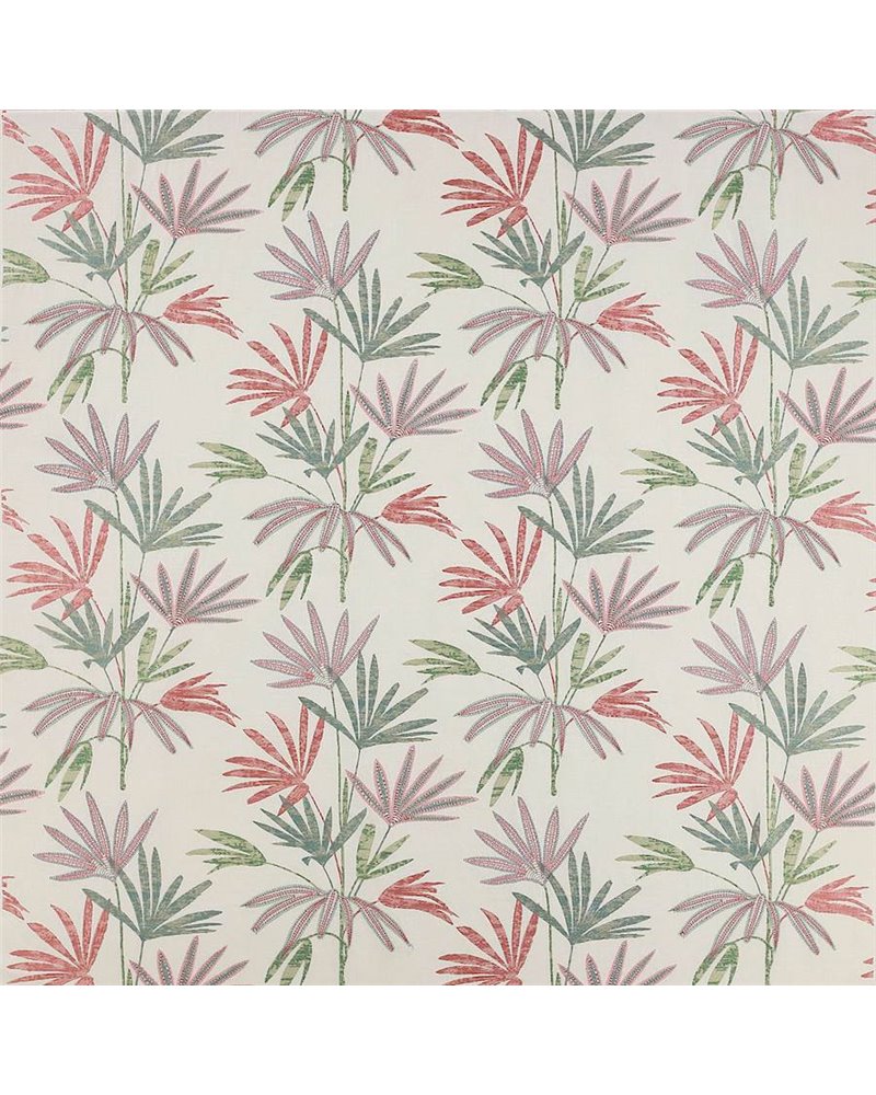 Bamboo Palm Pink Aqua J0100-01 Bamboo Palm Pink Aqua J0100-01