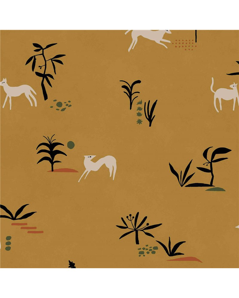 Prehistoric Creatures Ocher NP5106-1 Prehistoric Creatures Ocher NP5106-1