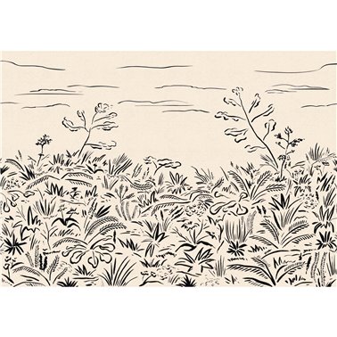 Floral Cave Black M5102-1