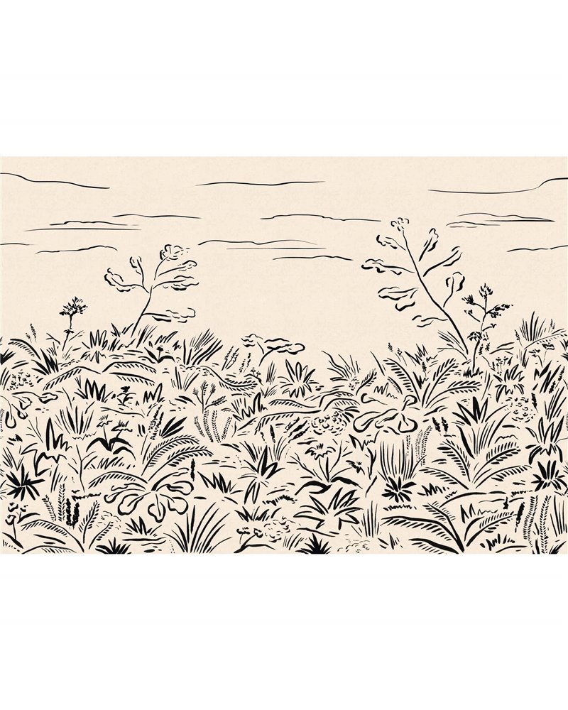 Floral Cave Black M5102-1 Floral Cave Black M5102-1