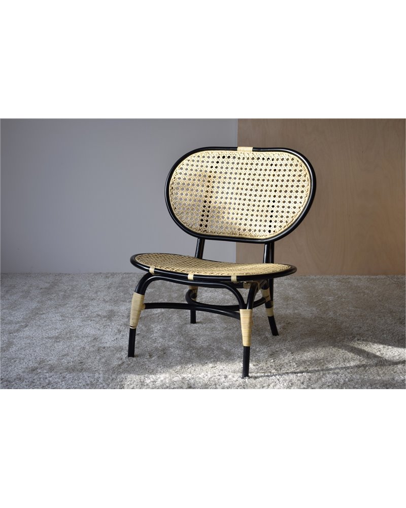 SILLÓN NORMA EN RATTAN CON COJÍN SILLÓN NORMA EN RATTAN CON COJÍN