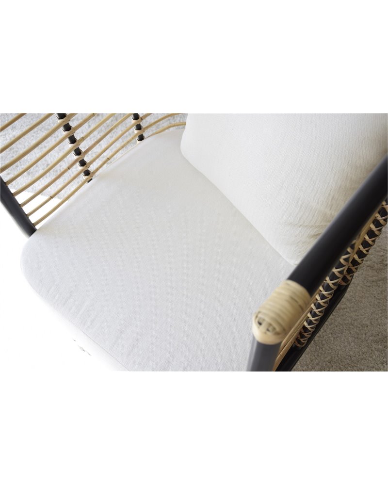 SILLÓN VERA EN RATTAN CON COJÍN