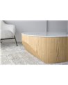 MESA DE CENTRO NORA. NATURAL,BLANCO,OCRE