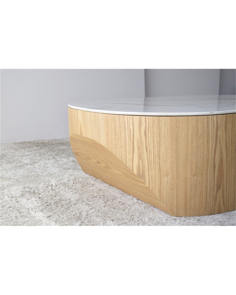 MESA DE CENTRO NORA. NATURAL,BLANCO,OCRE