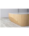 MESA DE CENTRO NORA. NATURAL,BLANCO,OCRE