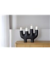 CANDELABRO TOTEM N.3. METAL.NEGRO