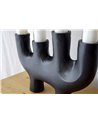 CANDELABRO TOTEM N.3. METAL.NEGRO