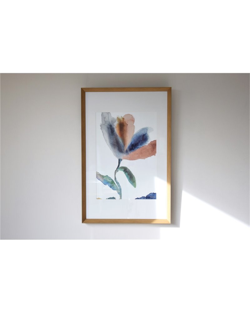 CUADRO DECORATIVO FLOR N2. CRISTAL MARCO