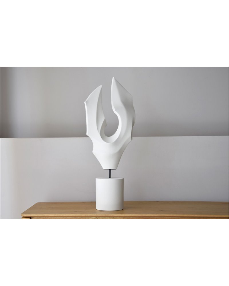 ESCULTURA VENTO. CERÁMICA BLANCO ESCULTURA VENTO. CERÁMICA BLANCO