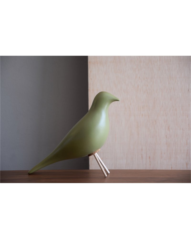 PÁJARO CERÁMICA VERDE MATE PÁJARO CERÁMICA VERDE MATE