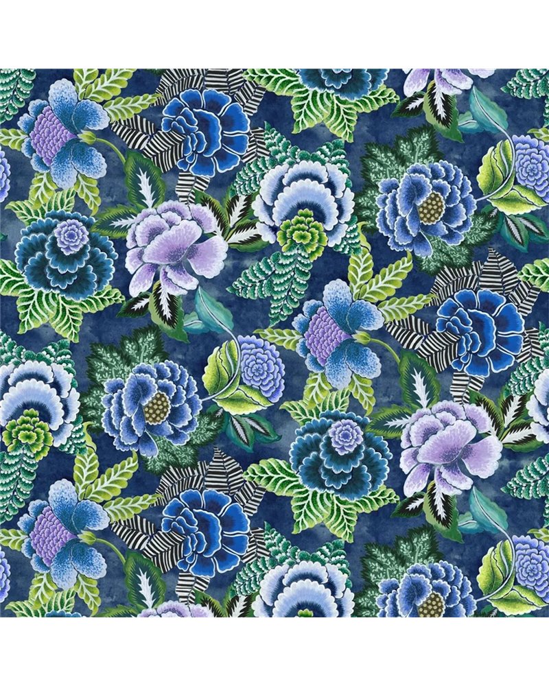 Rose de Damas Velours Indigo FDG3111-01 Rose de Damas Velours Indigo FDG3111-01