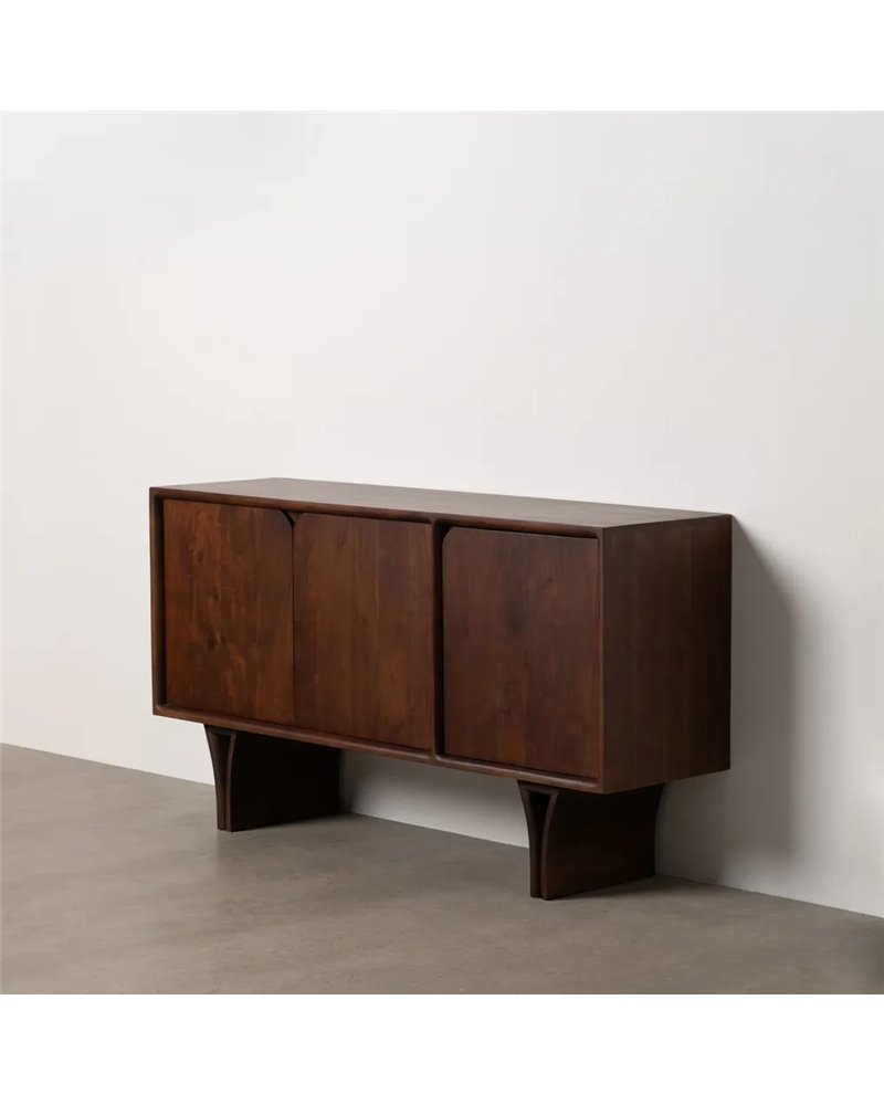 APARADOR MARRÓN MADERA DE ACACIA SALÓN 145 X 40 X 80 CM REF.-612684 APARADOR MARRÓN MADERA DE ACACIA SALÓN 145 X 40 X 80 CM REF.-612684