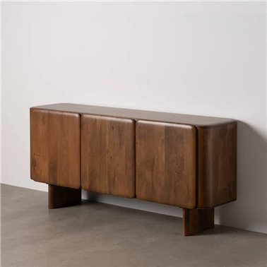 APARADOR MARRÓN MADERA DE MANGO SALÓN 160 X 45 X 75 CM REF.-612961