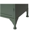 APARADOR VERDE MENTA METAL-CRISTAL 120 X 35 X 76 CM REF.-611362