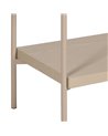 ARMARIO BLANCO-NATURAL MADERA-METAL 70 X 40 X 172 CM REF.-611314