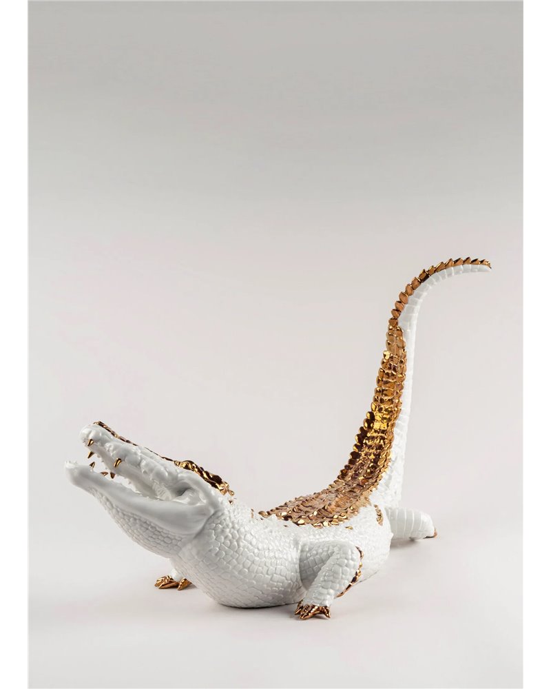 Cocodrilo (blanco-cobre)