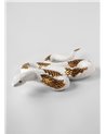 Serpiente (blanco - cobre)
