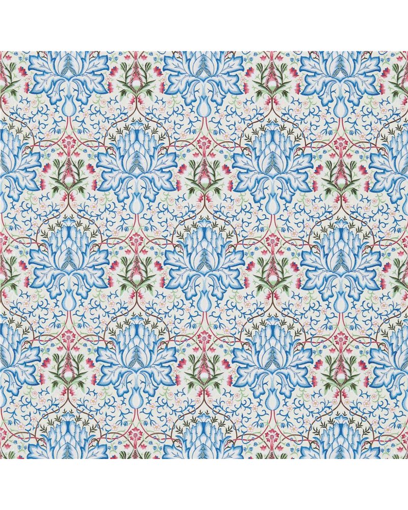 Artichoke Embroidery Peacock Cream DMEM234545
