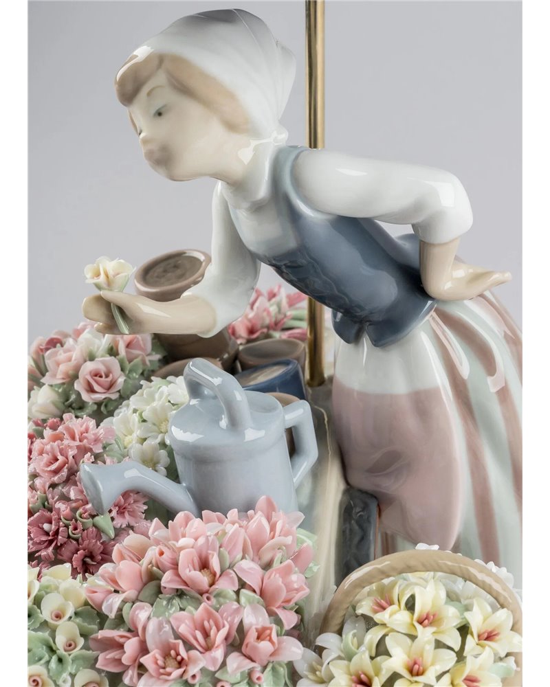 El puesto de flores
