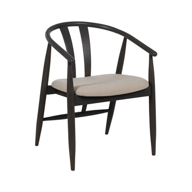 SILLA NEGRO TEJIDO-MADERA...