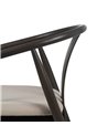 SILLA NEGRO TEJIDO-MADERA SALÓN 56,50 X 57 X 76 CM