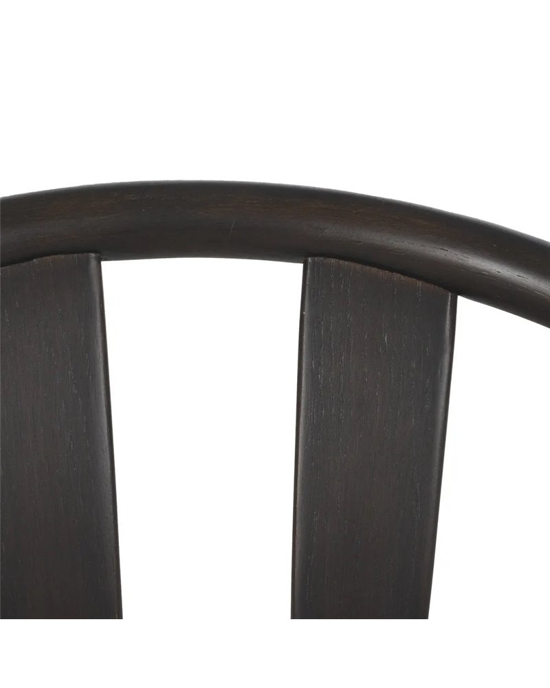 SILLA NEGRO TEJIDO-MADERA SALÓN 56,50 X 57 X 76 CM