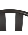 SILLA NEGRO TEJIDO-MADERA SALÓN 56,50 X 57 X 76 CM
