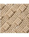 SILLA MARRÓN MADERA / FIBRA SALÓN 58 X 49 X 78,50 CM