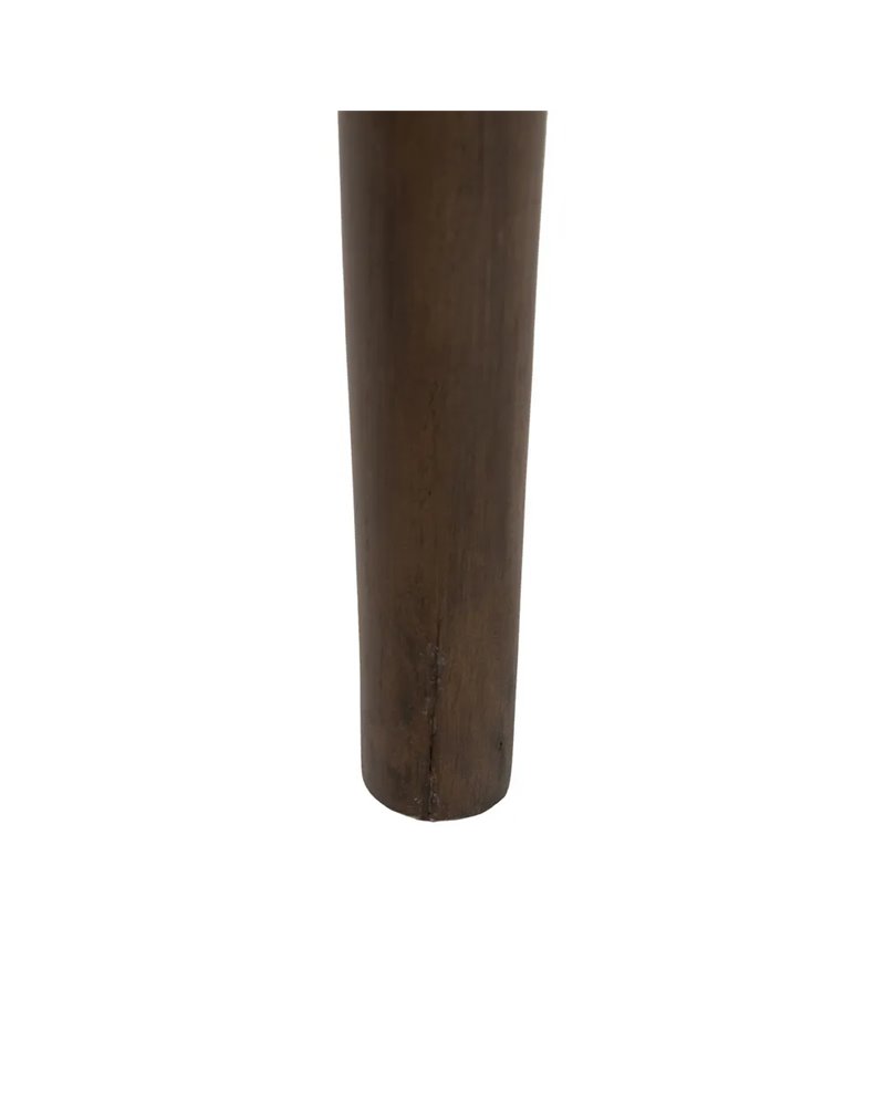 SILLA MARRÓN MADERA / FIBRA SALÓN 58 X 49 X 78,50 CM