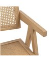 SILLA NATURAL MADERA CONTRACT 52,50 X 54 X 86 CM