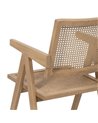 SILLA NATURAL MADERA CONTRACT 52,50 X 54 X 86 CM