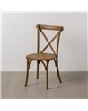 SILLA MARRÓN POLIPROPILENO CONTRACT 50 X 41,50 X 89 CM