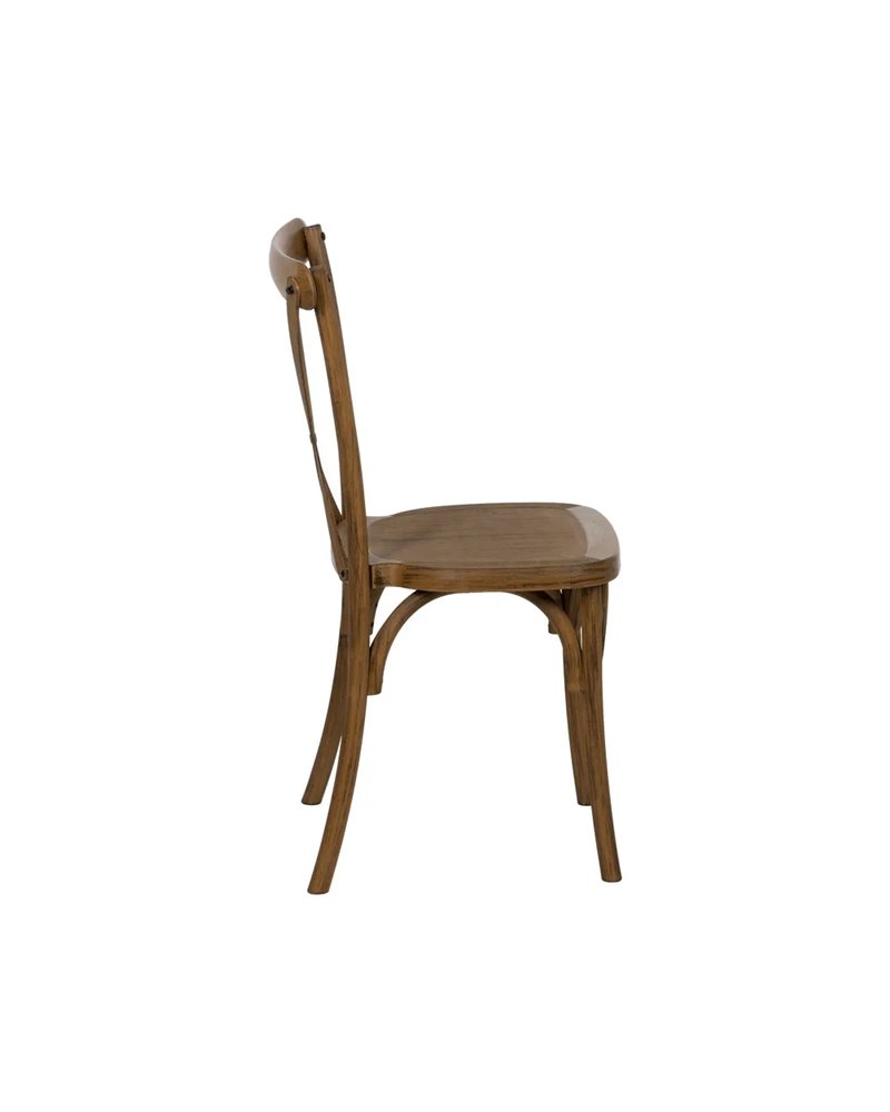 SILLA MARRÓN POLIPROPILENO CONTRACT 50 X 41,50 X 89 CM