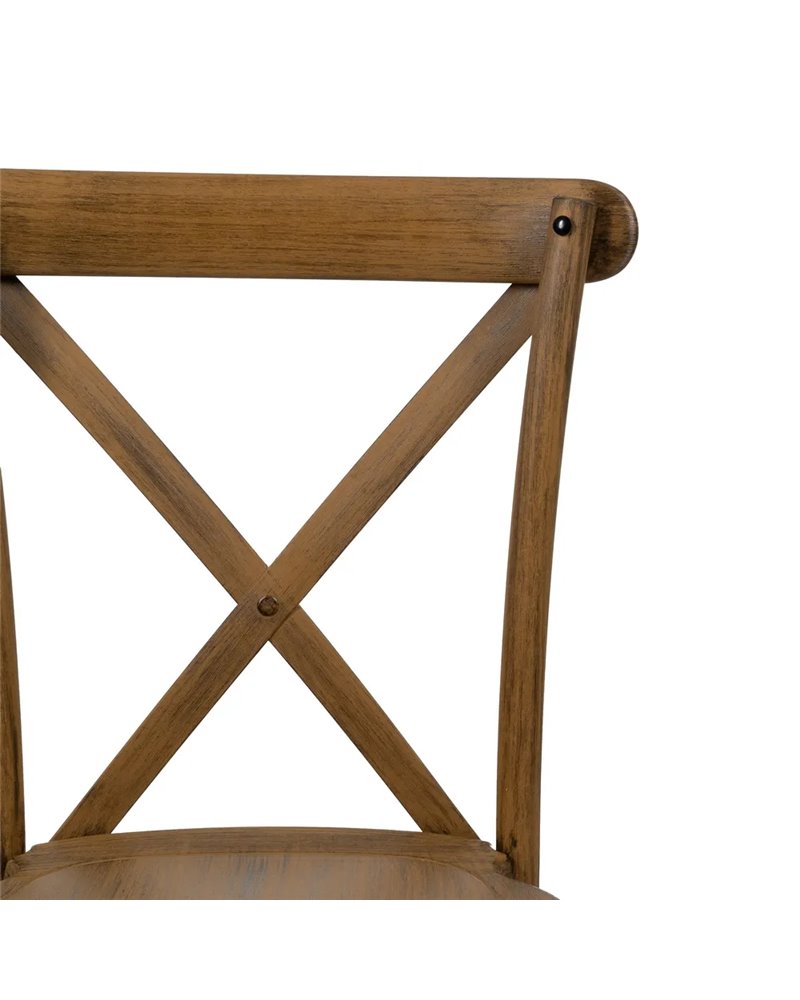 SILLA MARRÓN POLIPROPILENO CONTRACT 50 X 41,50 X 89 CM
