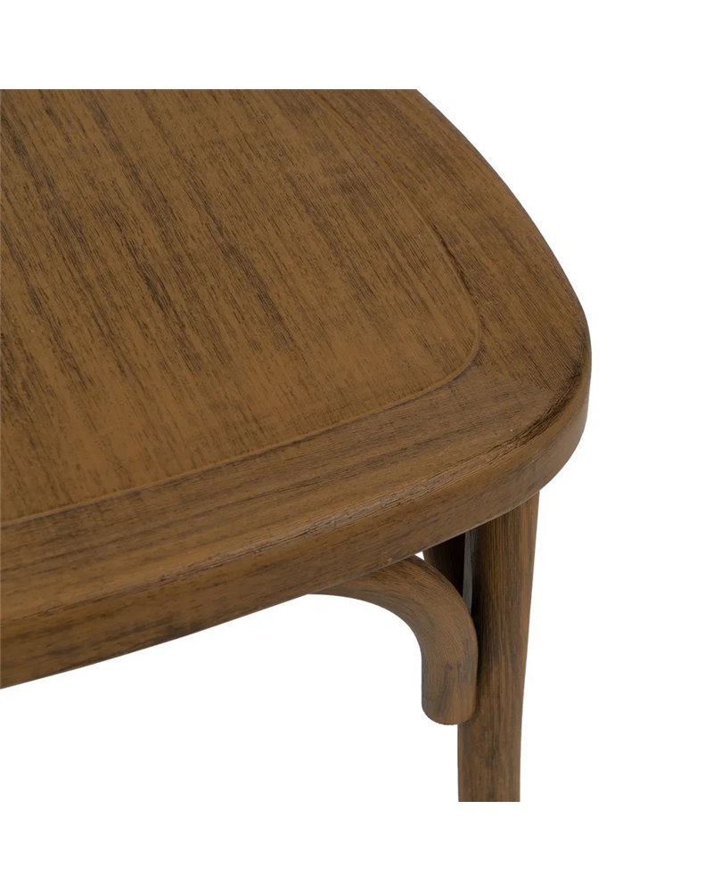 SILLA MARRÓN POLIPROPILENO CONTRACT 50 X 41,50 X 89 CM