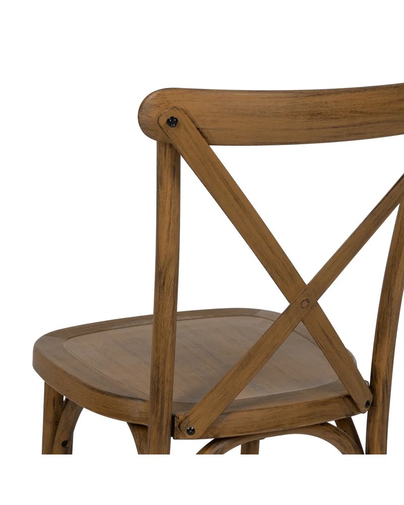 SILLA MARRÓN POLIPROPILENO CONTRACT 50 X 41,50 X 89 CM