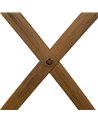 SILLA MARRÓN POLIPROPILENO CONTRACT 50 X 41,50 X 89 CM