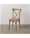 SILLA NATURAL POLIPROPILENO CONTRACT 50 X 41,50 X 89 CM