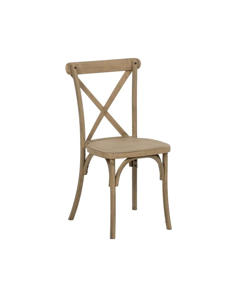 SILLA NATURAL POLIPROPILENO CONTRACT 50 X 41,50 X 89 CM