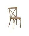 SILLA NATURAL POLIPROPILENO CONTRACT 50 X 41,50 X 89 CM