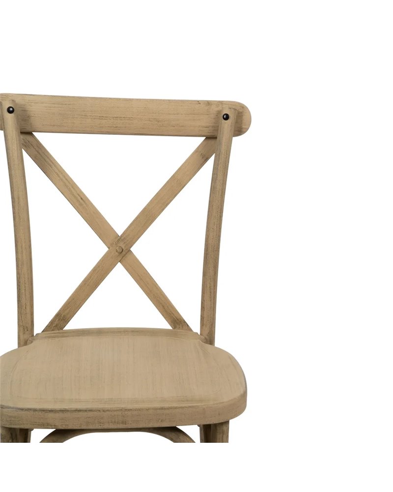 SILLA NATURAL POLIPROPILENO CONTRACT 50 X 41,50 X 89 CM