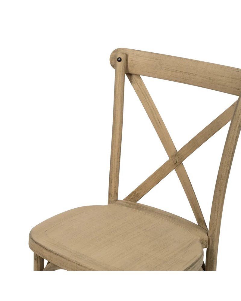 SILLA NATURAL POLIPROPILENO CONTRACT 50 X 41,50 X 89 CM