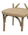 SILLA NATURAL POLIPROPILENO CONTRACT 50 X 41,50 X 89 CM