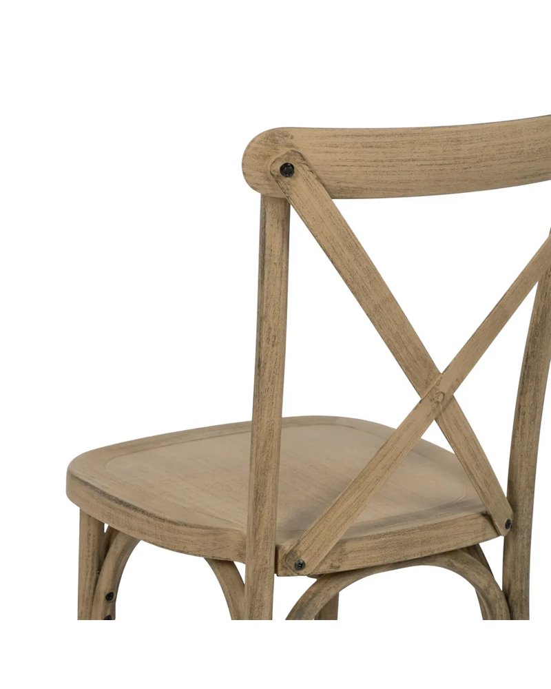 SILLA NATURAL POLIPROPILENO CONTRACT 50 X 41,50 X 89 CM
