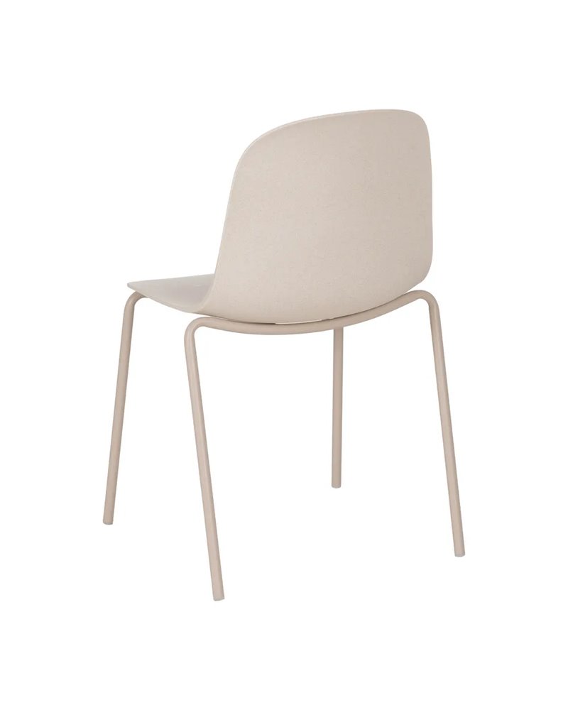IXIA REF.-611263SILLA BEIGE PP-METAL EXTERIOR 50 X 53 X 85 CM