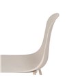 IXIA REF.-611263SILLA BEIGE PP-METAL EXTERIOR 50 X 53 X 85 CM