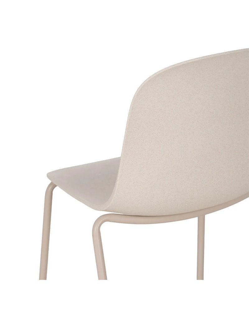 IXIA REF.-611263SILLA BEIGE PP-METAL EXTERIOR 50 X 53 X 85 CM