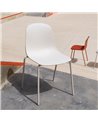 IXIA REF.-611263SILLA BEIGE PP-METAL EXTERIOR 50 X 53 X 85 CM